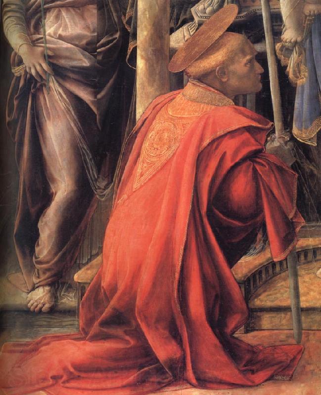 Fra Filippo Lippi Details of Madonna and Child with Angels,St Frediano and St Augustine Spain oil painting art